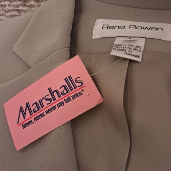 Rena Rowan blazer women's 4 green formal evening career workwear party office - Picture 7 of 15